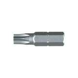 Torx Head Tamper Resistant Insert Bit for 1/4" Hex Drive, TR25 x 1" Long redirect to product page