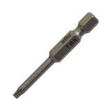 Security Torx Head Power Bit for 1/4" Hex Drive, TR10 x 2" Long, 10 per Package redirect to product page
