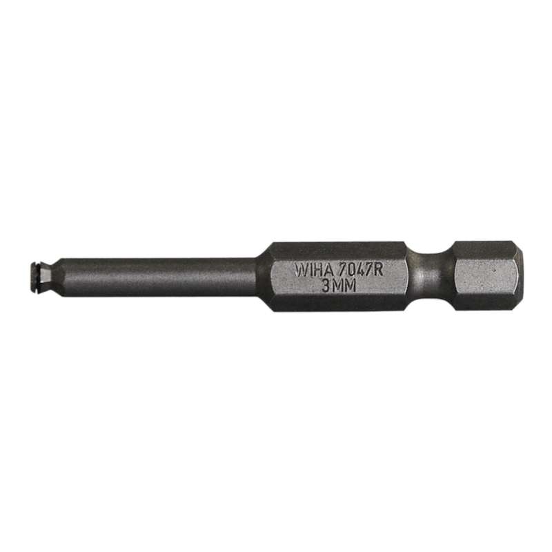 MagicRing Screw Holding Ball End Power Bit, 3mm x 2" Long
