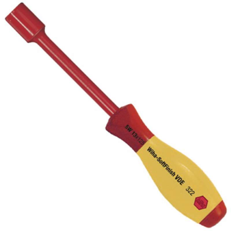 Insulated Nutdriver with SoftFinish® Ergonomic Grip, 5/16" x 225mm