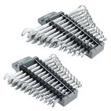 Combination Ratchet Wrench Set, 24-Piece, Chrome Plated Satin Finish, SAE/Metric redirect to product page