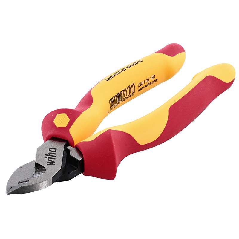 Cable Cutters, Insulated, Serrated Edge, Ergonomic Handle, 6.3" OAL