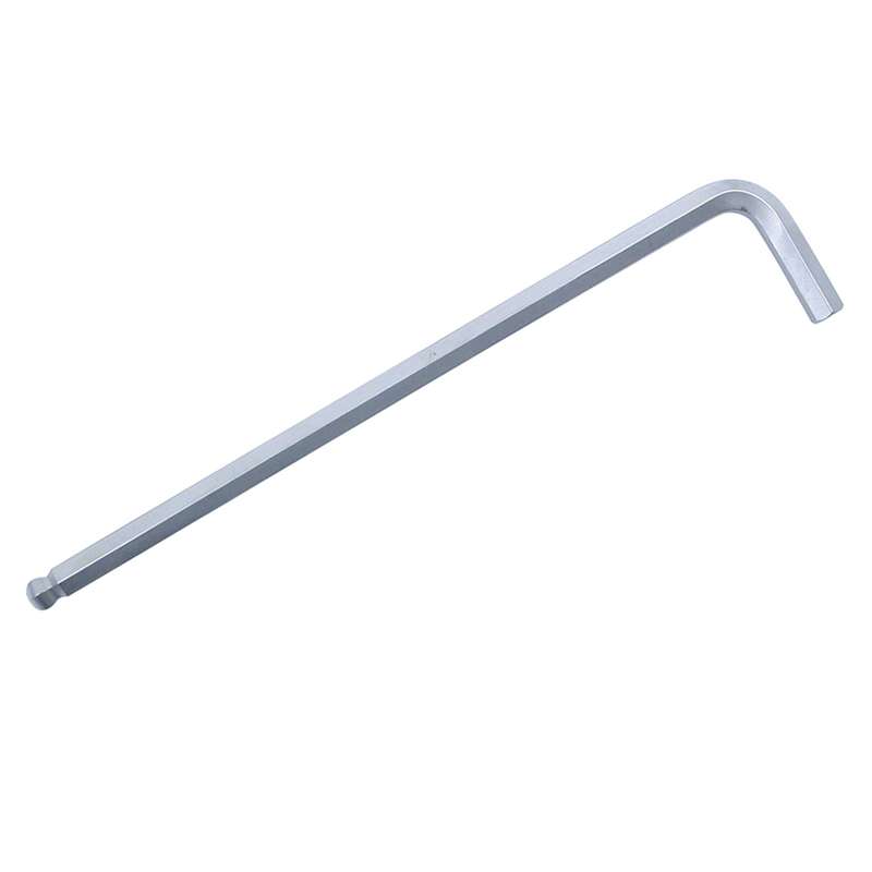 Ball End L-Key, 9/64", CNC Precision Machined, Chrome-Plated Satin Finish