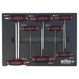T-Handle Tray Set, Hex, 8-Piece, Dual Drive, SoftGrip, Chrome Vanadium Steel, Metric redirect to product page