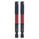 Impact Socket Adapter, 1/4" Square Drive, 1/4" Hex, Tool Steel, 2/Pkg redirect to product page