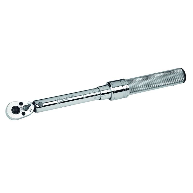 Torque Wrench, Micro-Adjustable, 20-150 in/lb., 3/8" Drive, Metal Handle