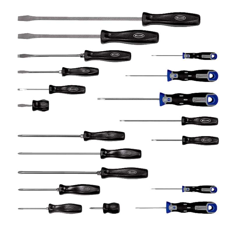 Screwdriver Set, 19 pc, Premium, Mixed, Comfort Grip, Endurogrip Series