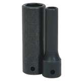 Impact Socket, Deep, 1/2" Drive, 6-Point, 1-1/8", Black Industrial Finish redirect to product page