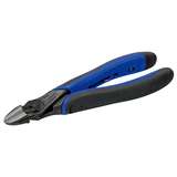 Plastic Side Cutter, Full Flush Cut, 18.1mm Blade Length, 6-1/4" OAL redirect to product page
