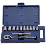 Shallow Socket and Drive Tool Set, 12 pc, 1/2" Drive, 12-Point, Metric redirect to product page