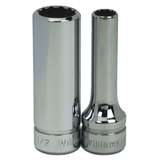 Socket, Deep, 3/8 Drive, 12-Point, 9/16", High Polished Chrome Finish redirect to product page