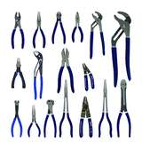 Combination Plier Set, 17 Piece, Double-dDpped Plastic Handle redirect to product page