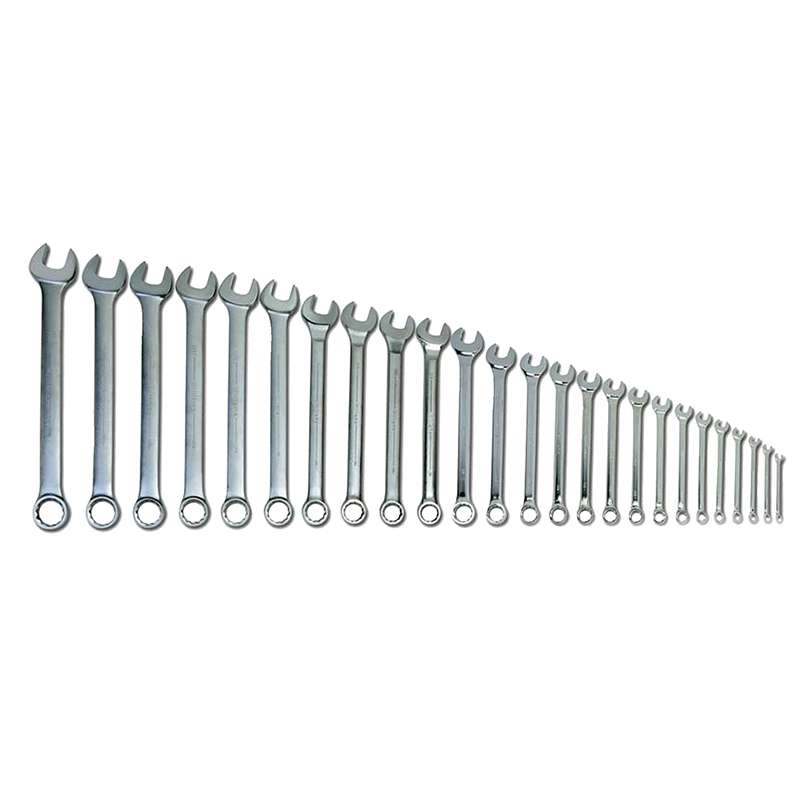 Combination Wrench Set, 26 Piece, Satin, SAE, Supercombo Series