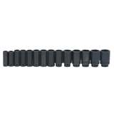 Deep Impact Socket Set, 14 pc, 1/2" Drive, 6-Point, Black Industrial Finish redirect to product page