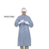 LD-100 System Unisex Blue Frock with Adjustable Snaps at Wrists and Collar, 47-1/4" Length, Extra Large redirect to product page