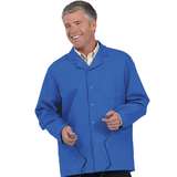 Microstat ESD-Safe Heavy Weight Unisex 30" Short Lab Coat, Royal Blue, Large redirect to product page