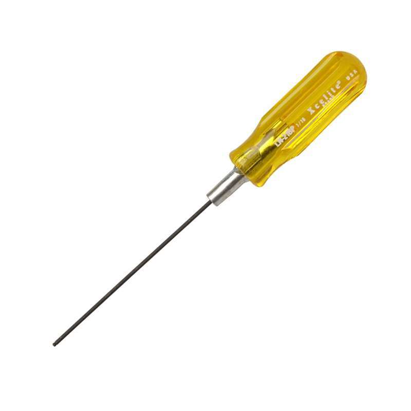 Recessed Socket Head Screwdriver with Ballpoint Tip, Amber