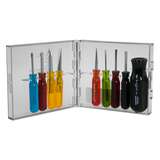 Color-Coded Compact Convertible Inch Screwdriver Set with Case, Carded, 9pc redirect to product page