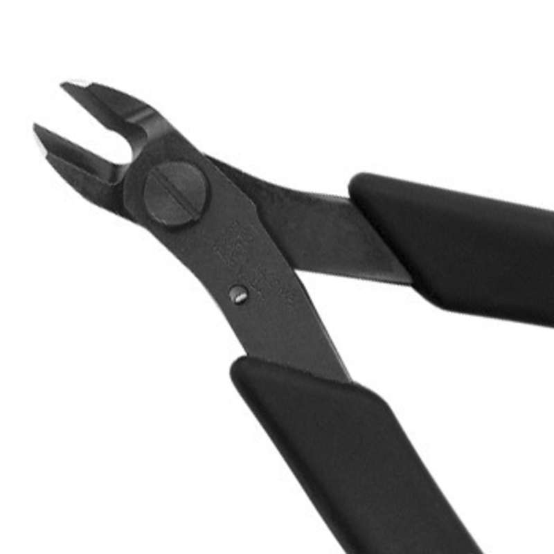 ESD-Safe Oval Head Flush Cutters with Long Cushion Grip Handles, 5-3/4" Long