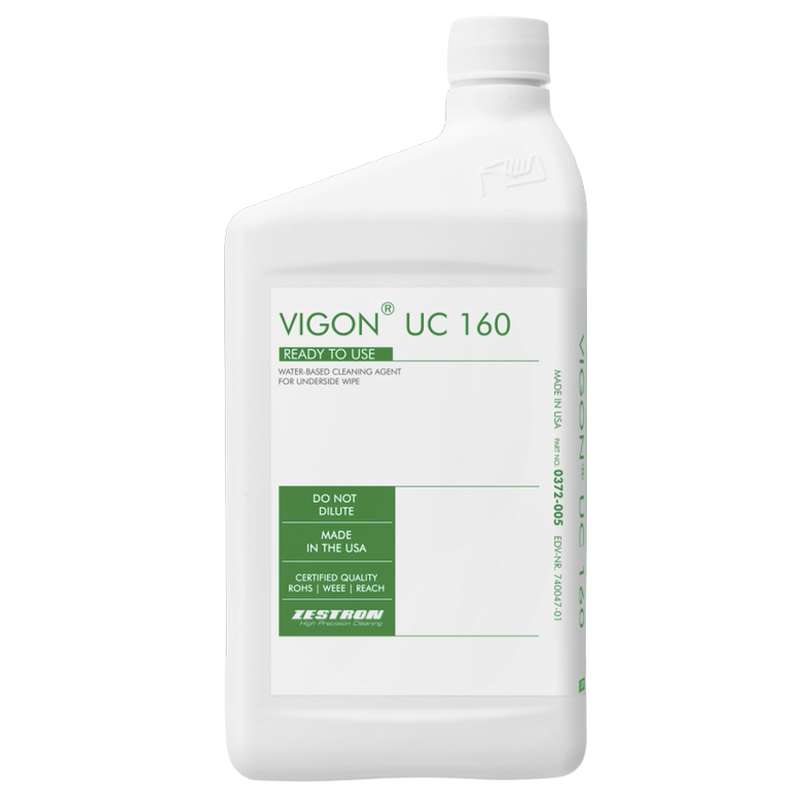 Vigon UC 160 Stencil Cleaning Agent, 1 liter bottle, 12 bottles per box